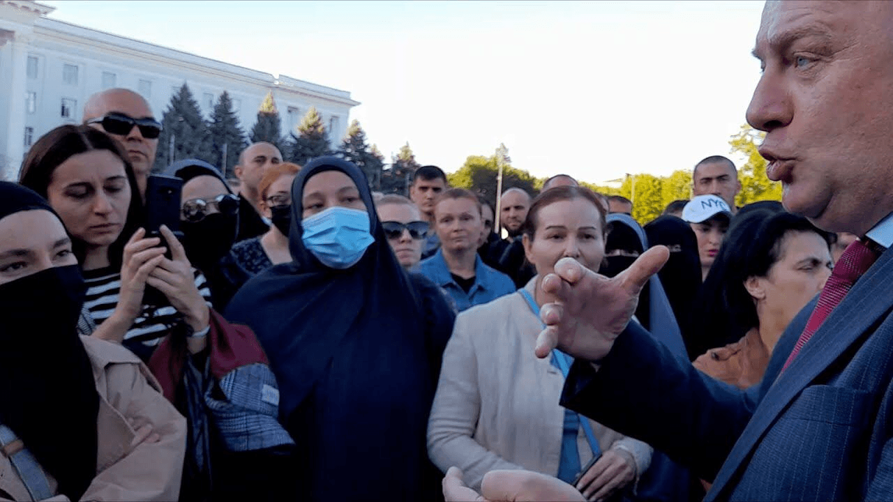 Сход в Нальчике. Фото: «Кавказский узел»