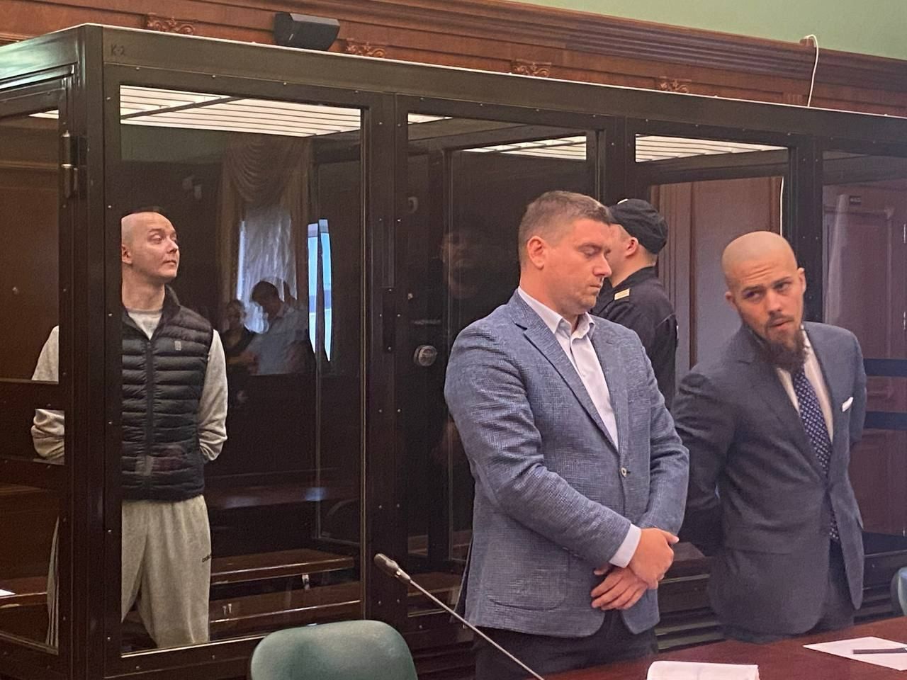 Иван Сафронов на вынесении приговора