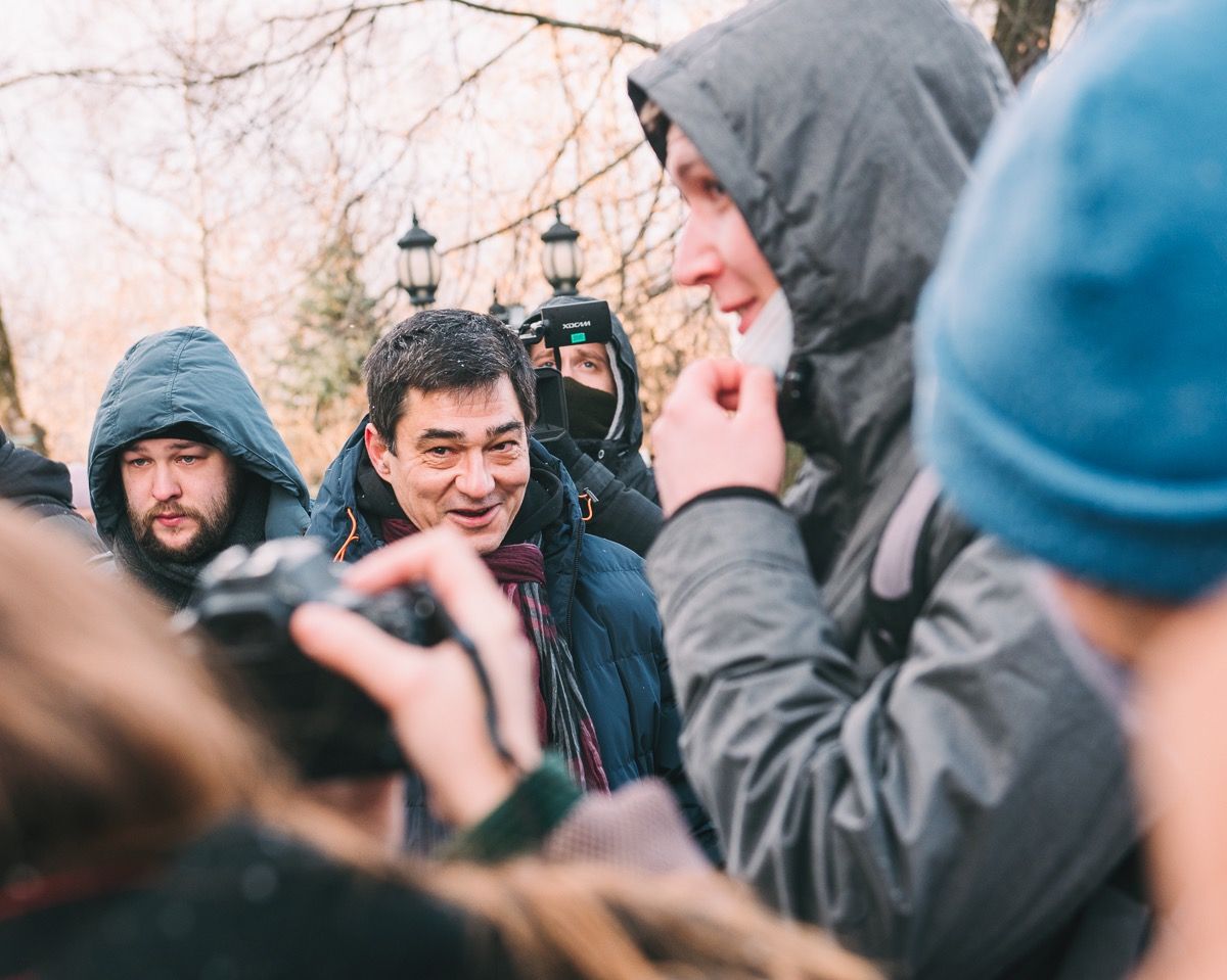 Сергей Давидис на&nbsp;суде по&nbsp;ликвидации «Мемориалов» встретил бывшего политзека Владислава Мордасова, 2021 год