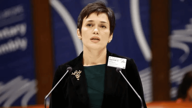 Евгения Кара-Мурза (фото:&nbsp;JEAN-FRANCOIS BADIAS/AP)