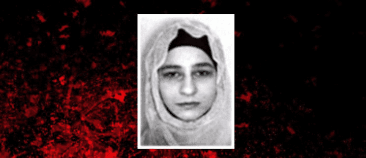 Leila Gatagazheva. Photo: RoZysk Telegram channel | Chechen Republic